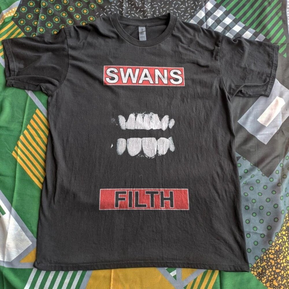 Swans Filth Album Graphic Retro Music Fan Unisex Streetwear Band Style T-Shirt